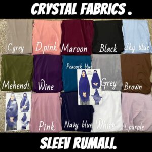 Sleeves Rumali with nakab