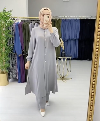 tunic dress grey