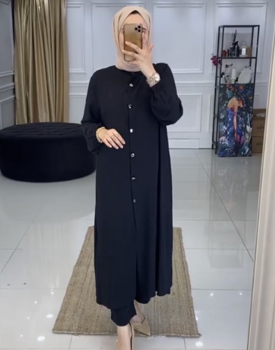 tunic dress black