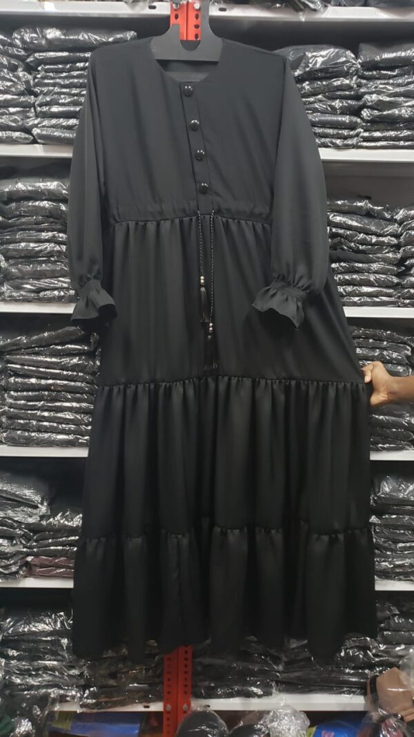 3 Pleats Design Abaya