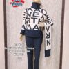 2Pure Wool Beautiful Knitting Fabric Co-Ord Set