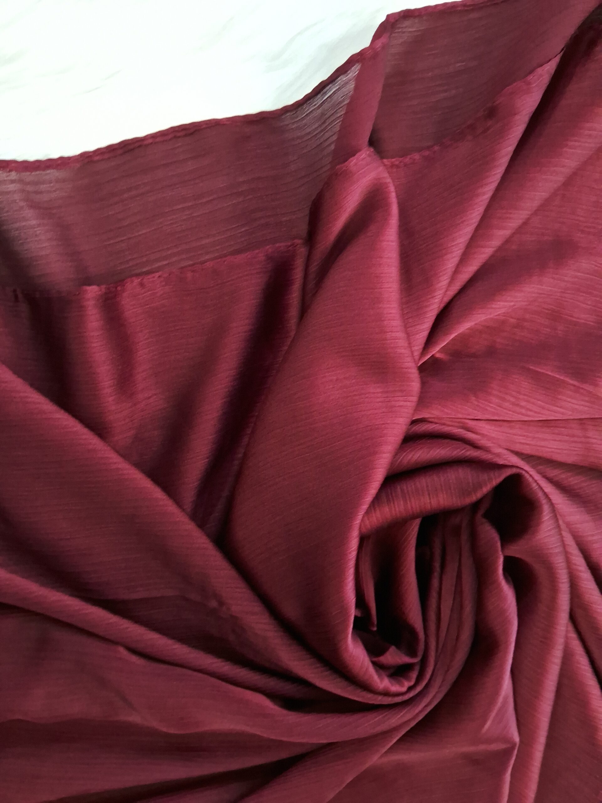 Maroon muna satin