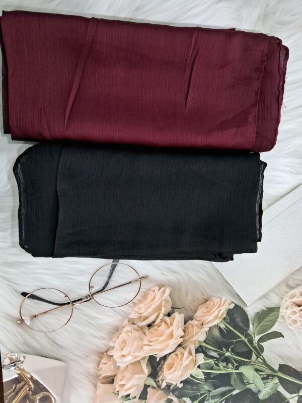 Maroon n black