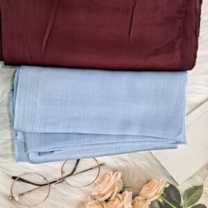 maroon n sky blue